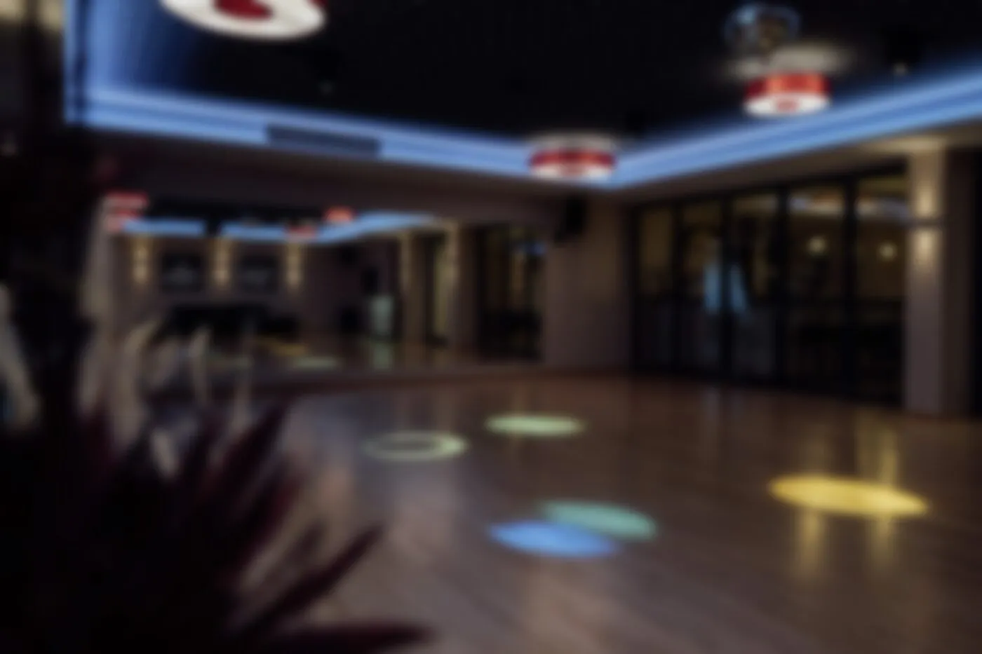 Tanzfläche im Partylicht