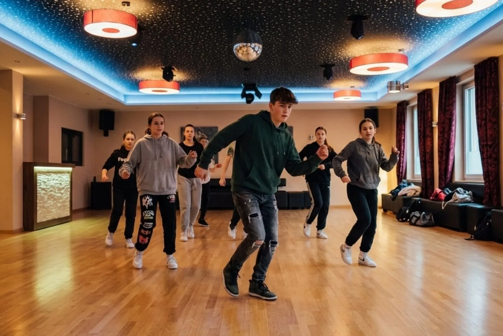 Jugendliche beim Streetdance